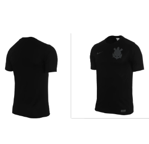 Camiseta Visitante del Corinthians 24/25 - Negra (Una Pieza)